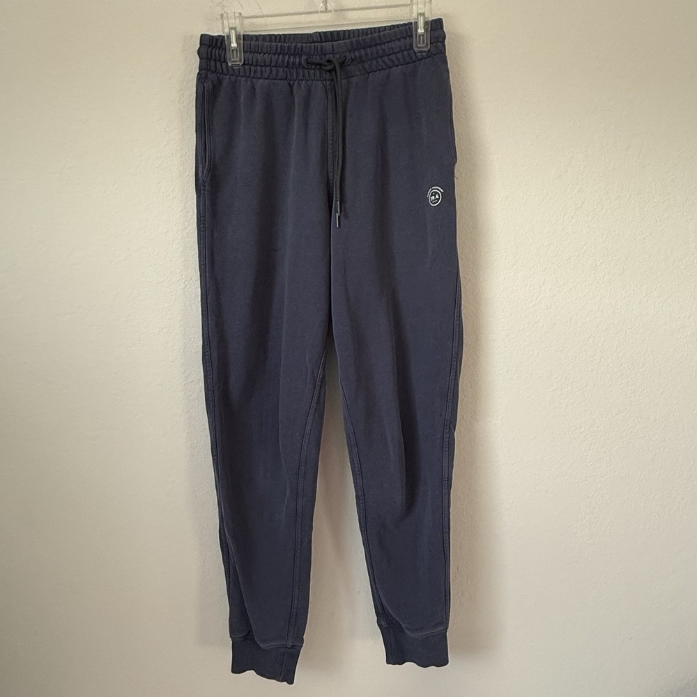 Allbirds The R&R Sweatpant Navy Blue Organic Pima Cotton Hemp Joggers Womens M